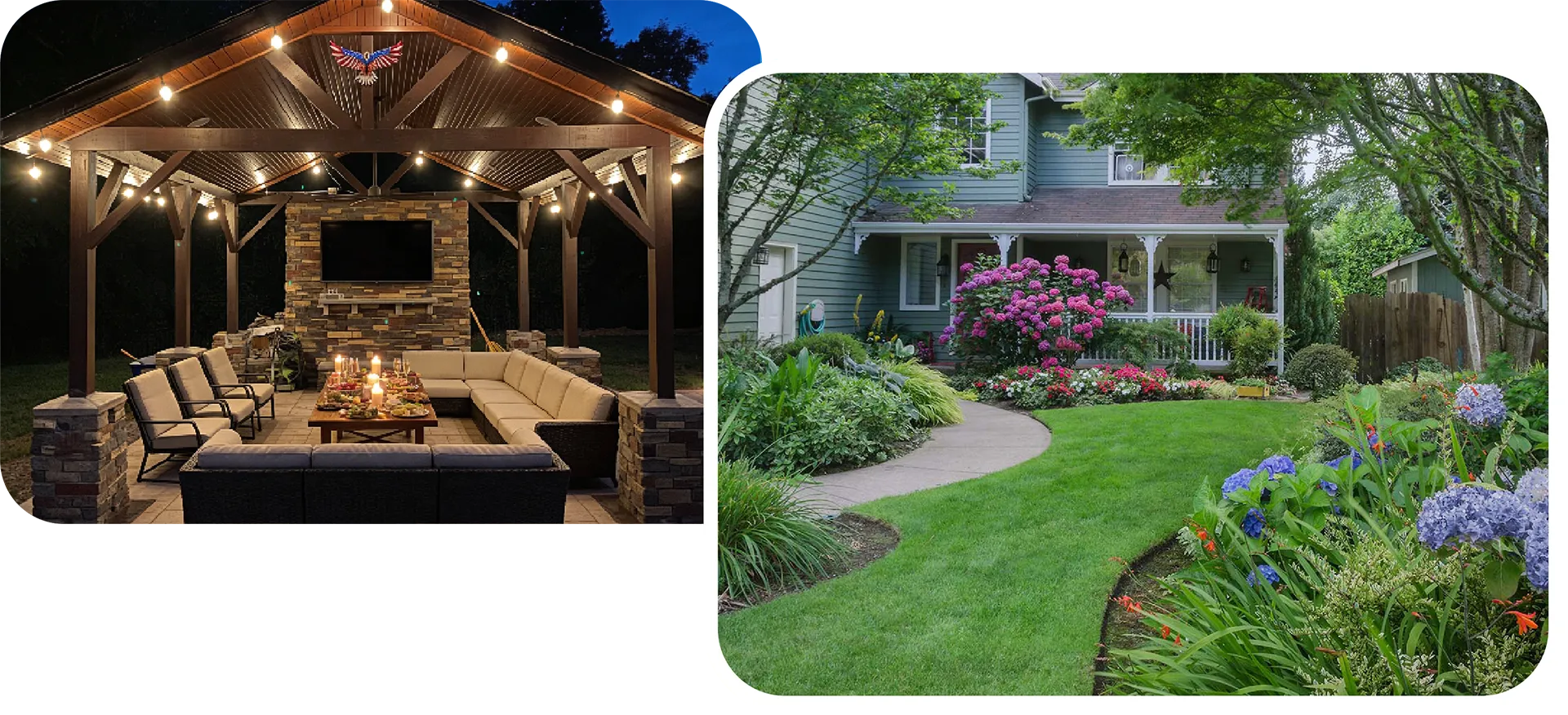 Blue 2 Green Landscape Services - Outdoor example