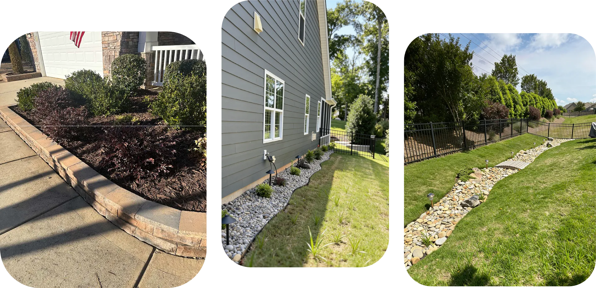 Blue 2 Green Landscape Services Garden Design in Indian Trail Area